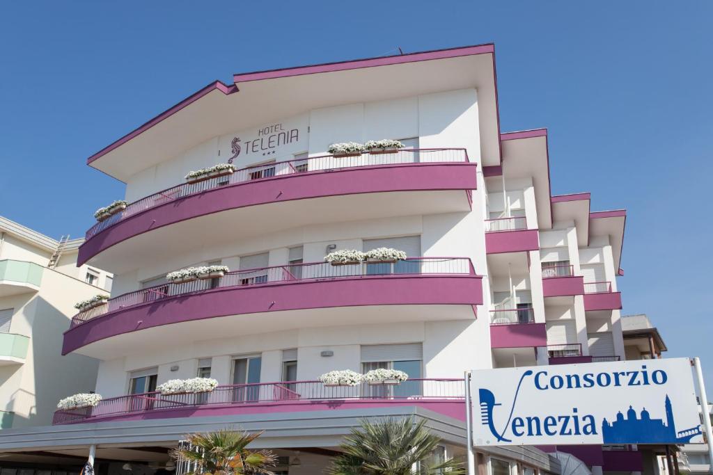 Balkón nebo terasa v ubytování Hotel Telenia