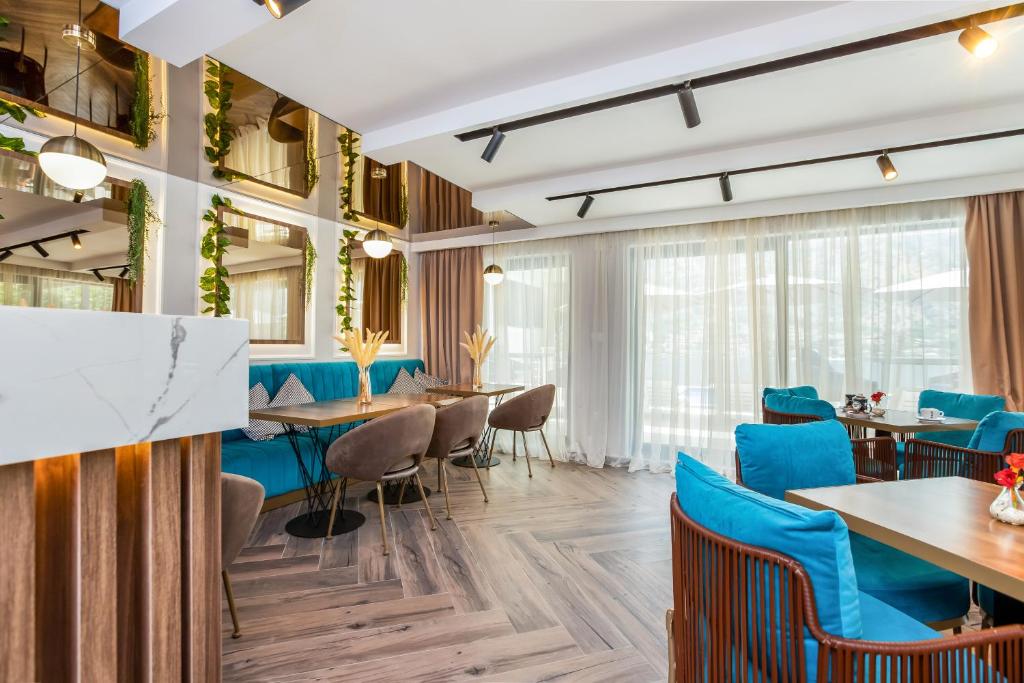 Posezení v ubytování Dekaderon Lux Apartments