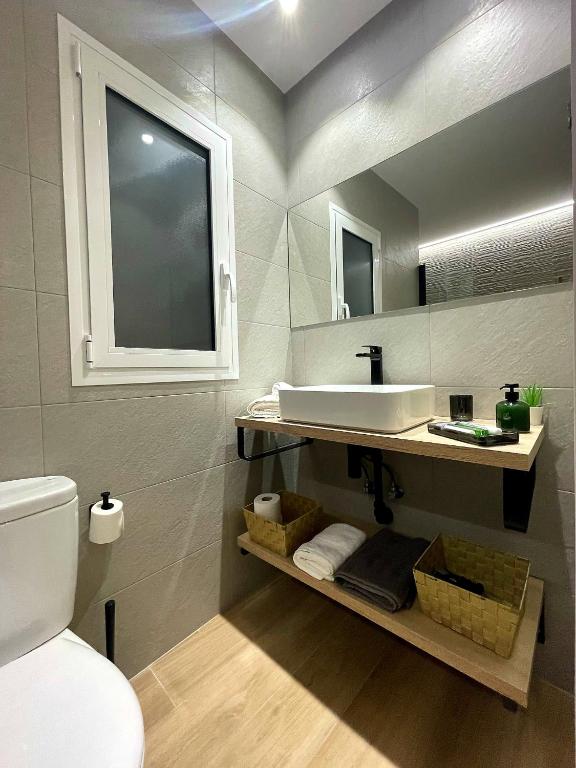 Koupelna v ubytování Town Hall Suite