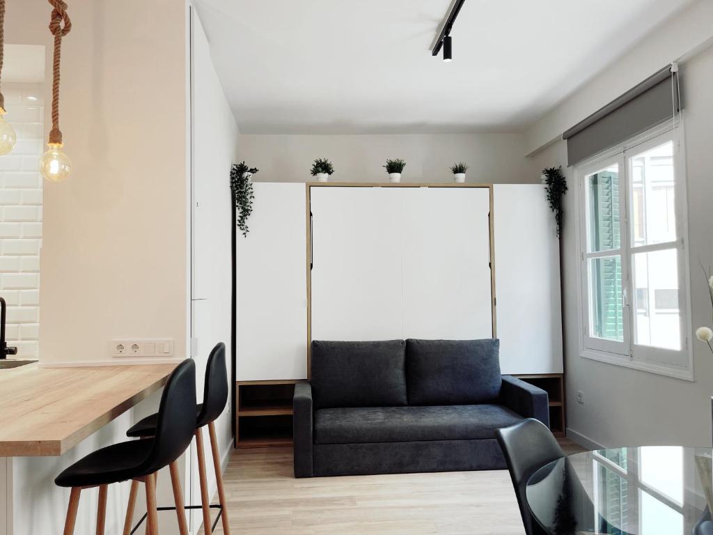 Posezení v ubytování Town Hall Suite