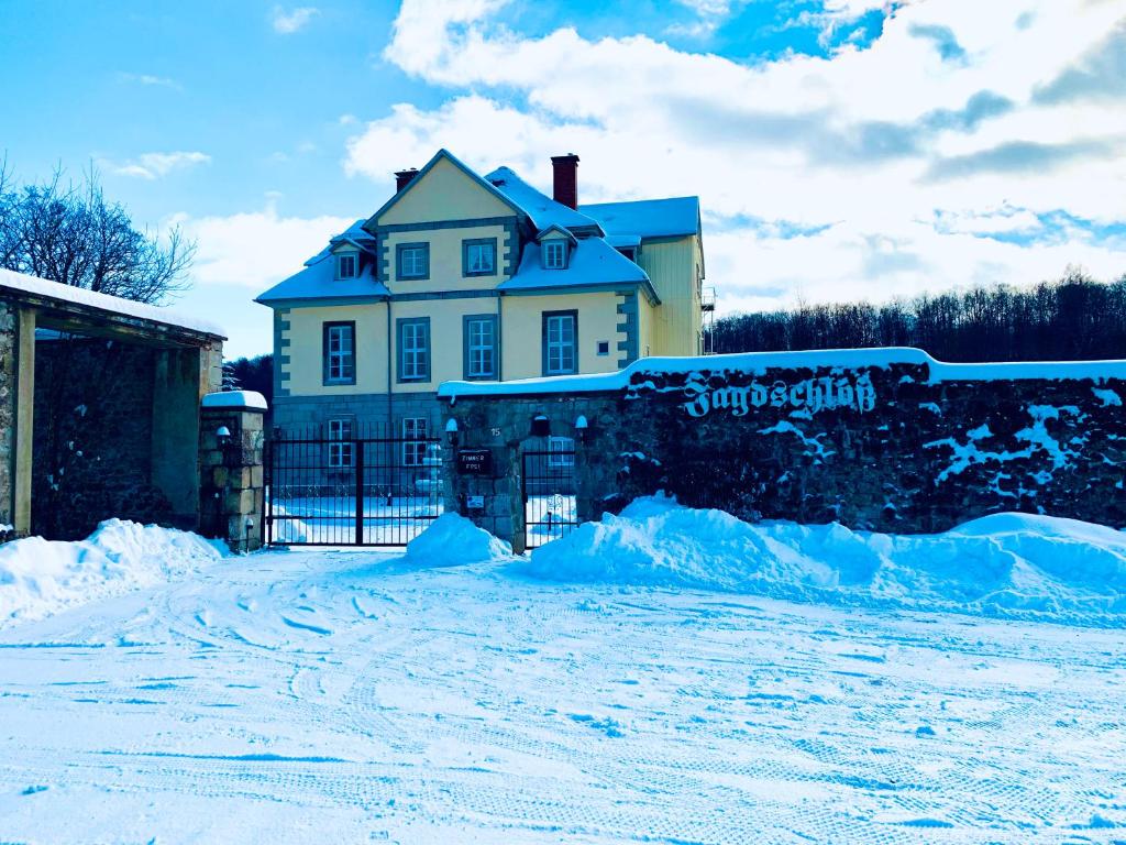 Jagdschloß Walkenried v zimě