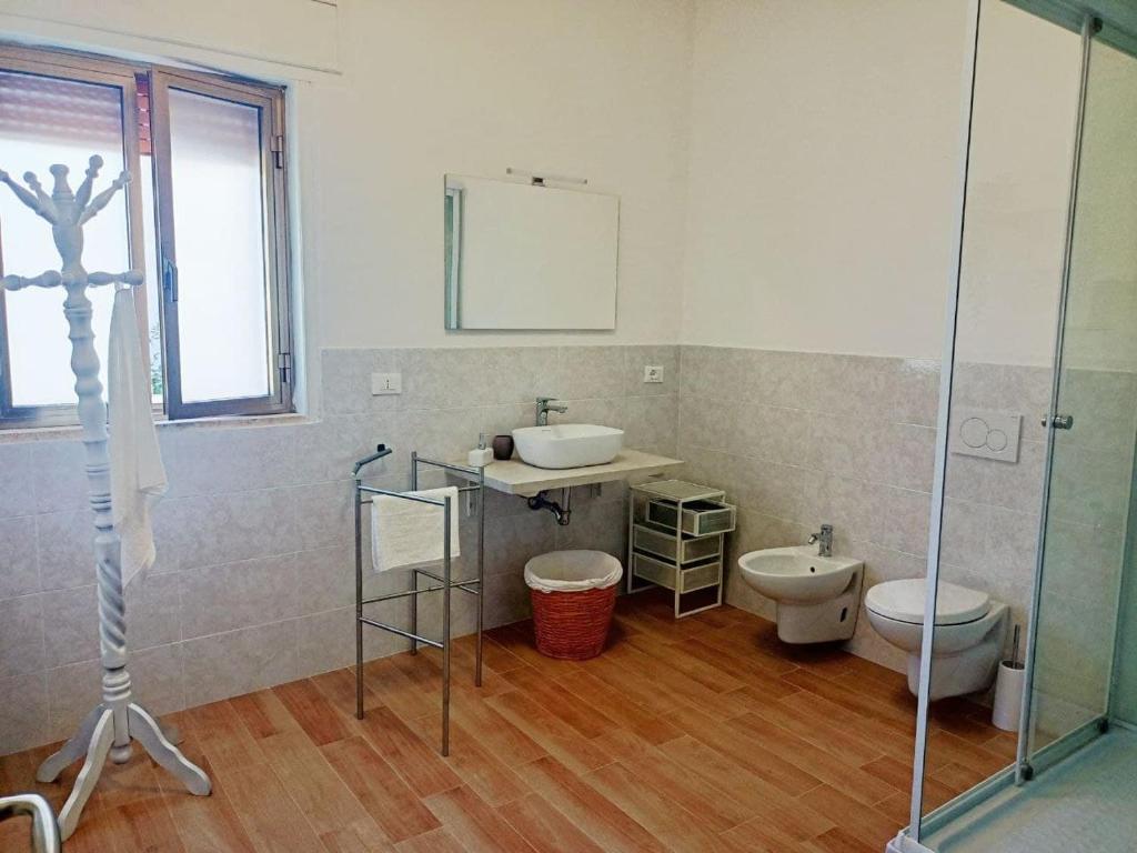 Koupelna v ubytování Casa Vrani