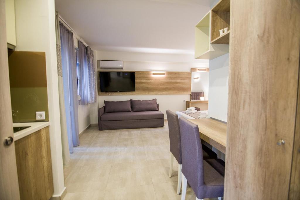 Kuchyň nebo kuchyňský kout v ubytování Armonia Resort