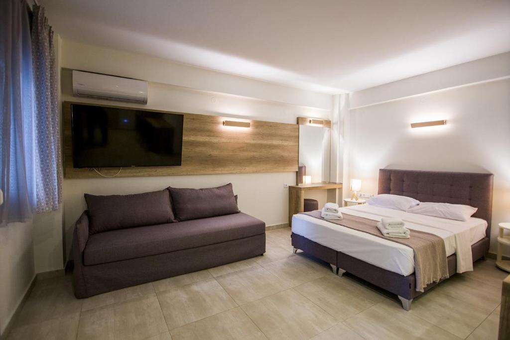 Postel nebo postele na pokoji v ubytování Armonia Resort
