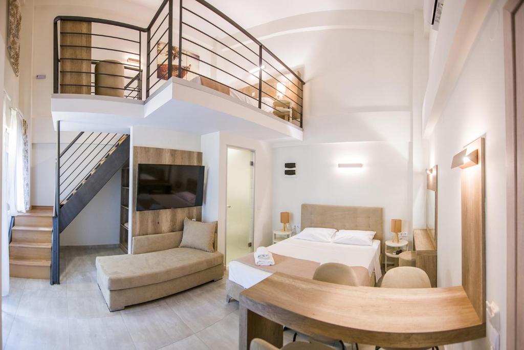 Postel nebo postele na pokoji v ubytování Armonia Resort