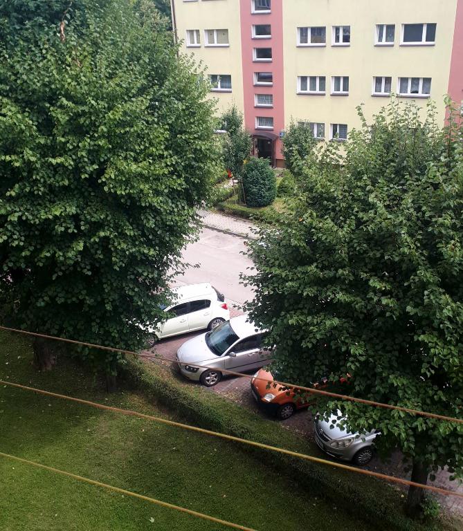 Vonkajšia záhrada v ubytovaní Lovely place-apartament Oświęcim
