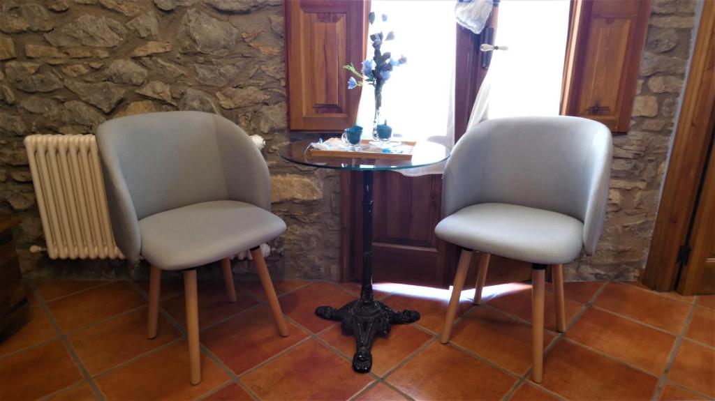 Posezení v ubytování LA POSADA DEL ISABENA