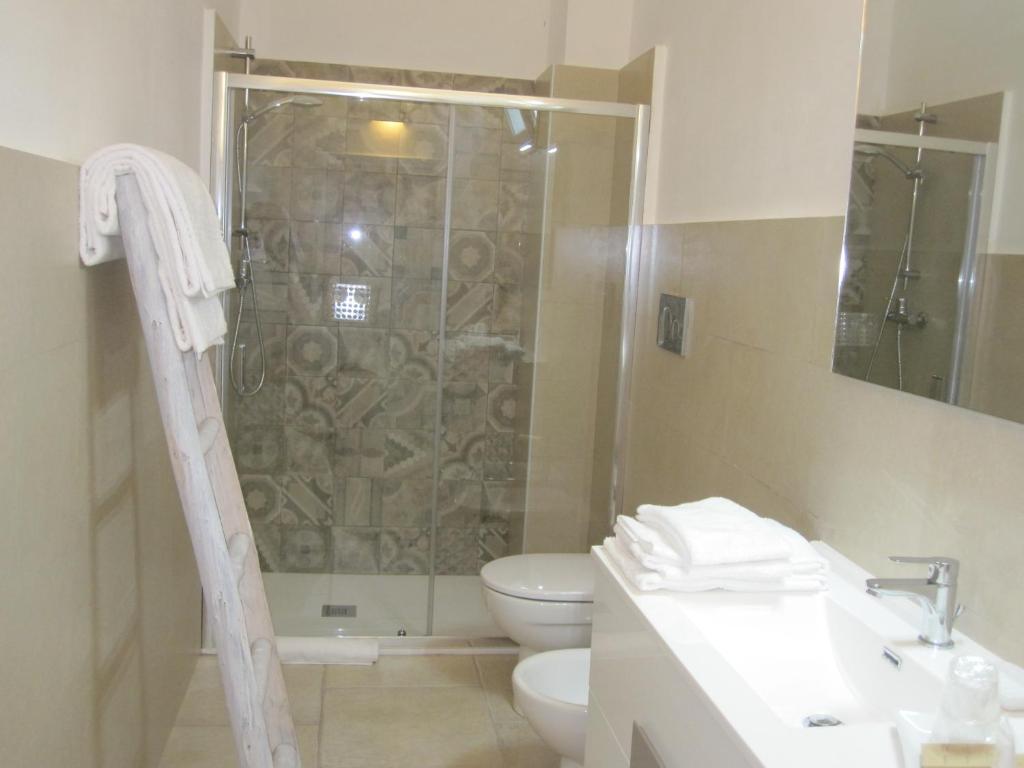Koupelna v ubytování b&b Casale Vecchio Lecce
