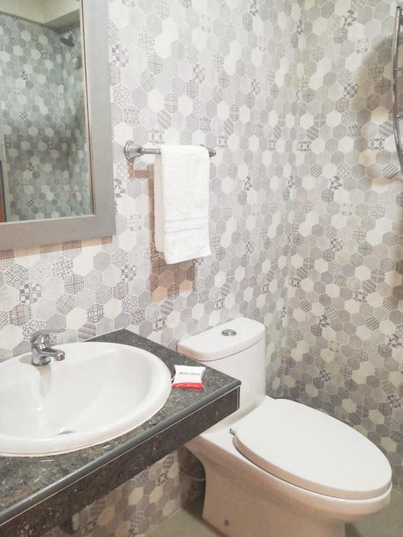Vannituba majutusasutuses Hotel Daylu