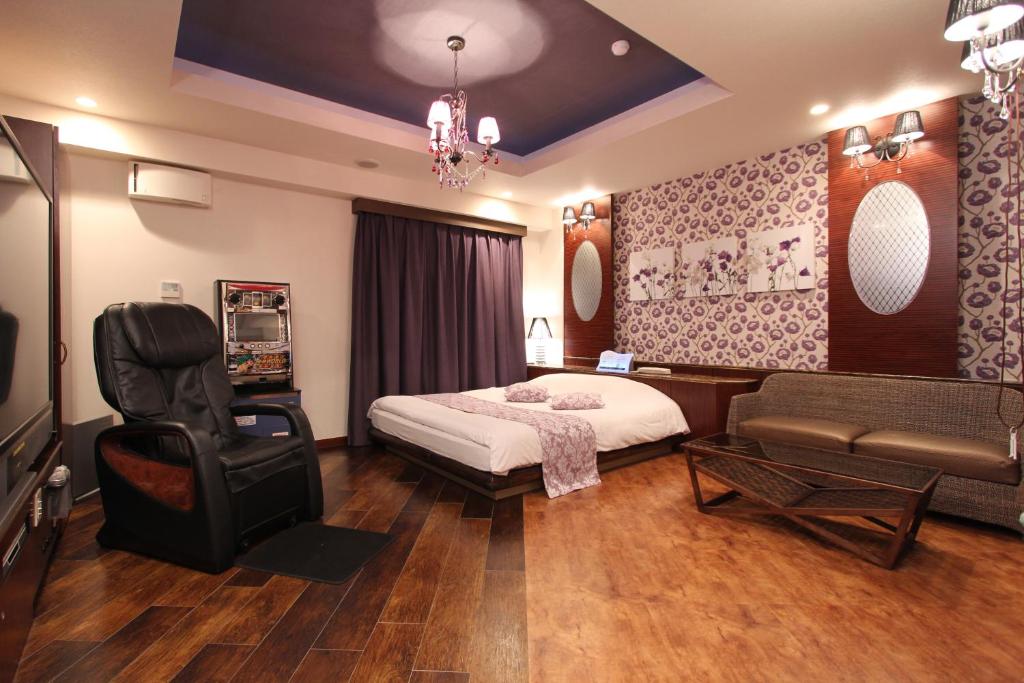Posezení v ubytování HOTEL K-WAVE R (Adult Only)