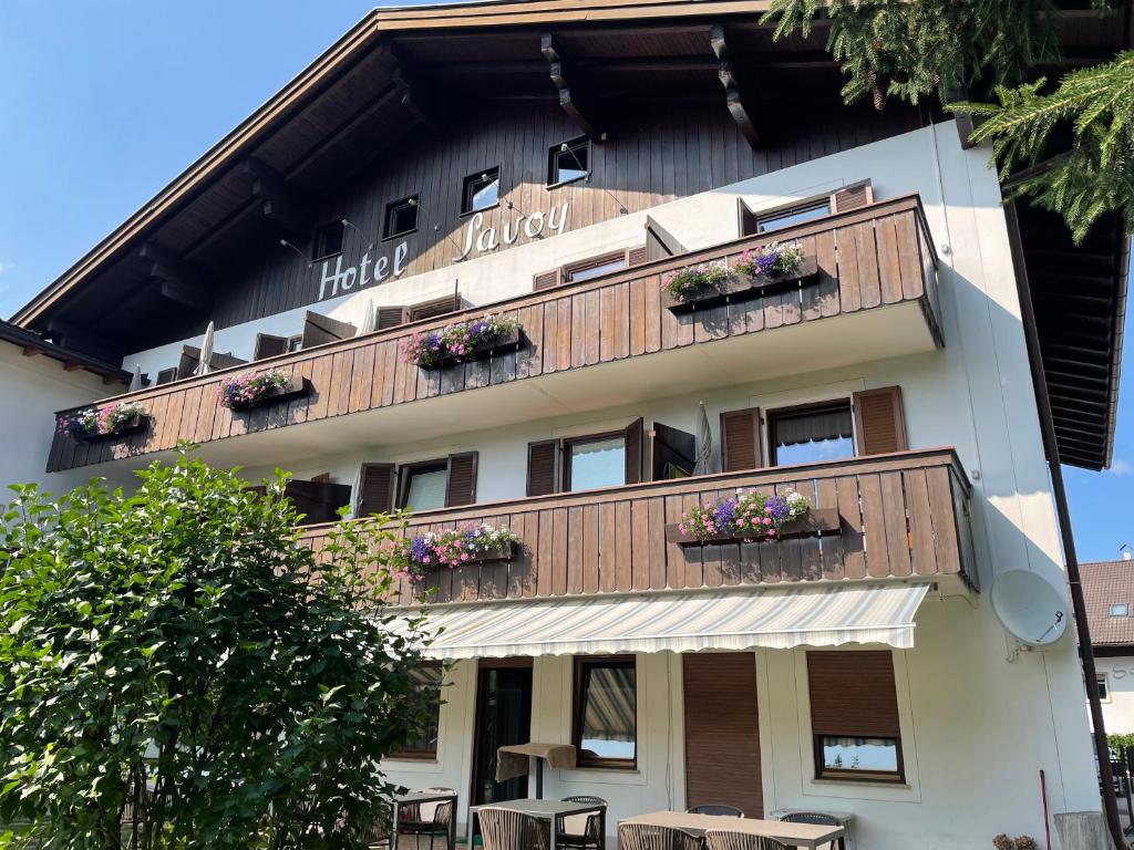Balkón nebo terasa v ubytování Hotel Garni Savoy - new opening