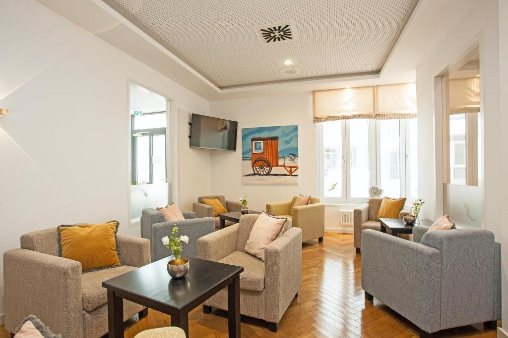 Posezení v ubytování Hotel Inselhof Borkum