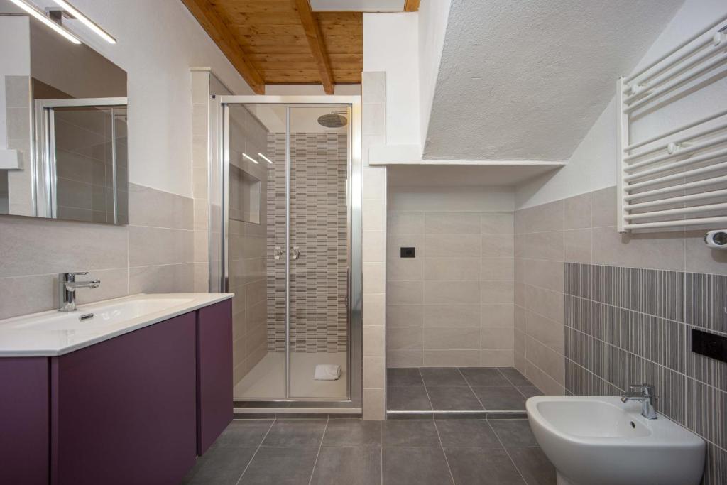 Kúpeľňa v ubytovaní Coru e Mari 2 Apartments