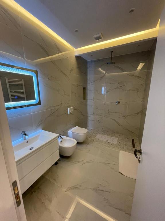 Koupelna v ubytování Hotel Colis