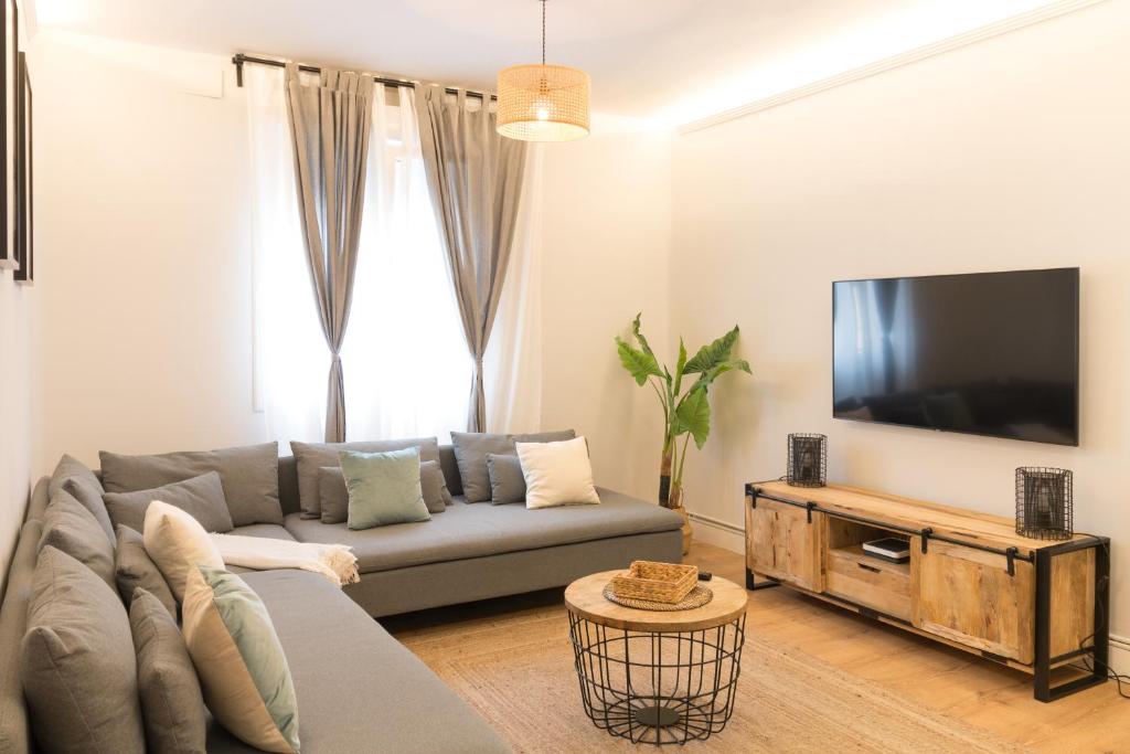 TV a/nebo společenská místnost v ubytování Garay