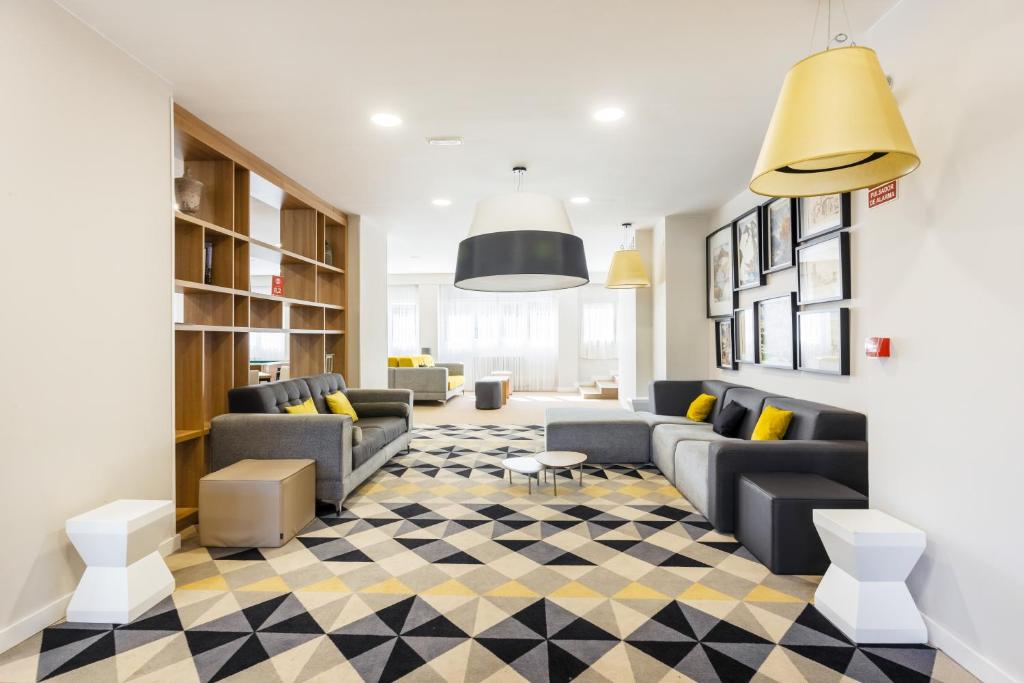Posezení v ubytování Gran Hotel de Jaca