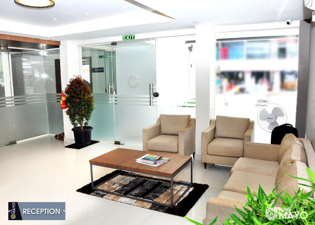Posezení v ubytování Hotel Mayo