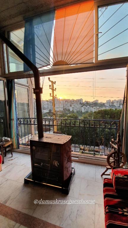 Balkón nebo terasa v ubytování Damask Rose, Lebanese Guest House