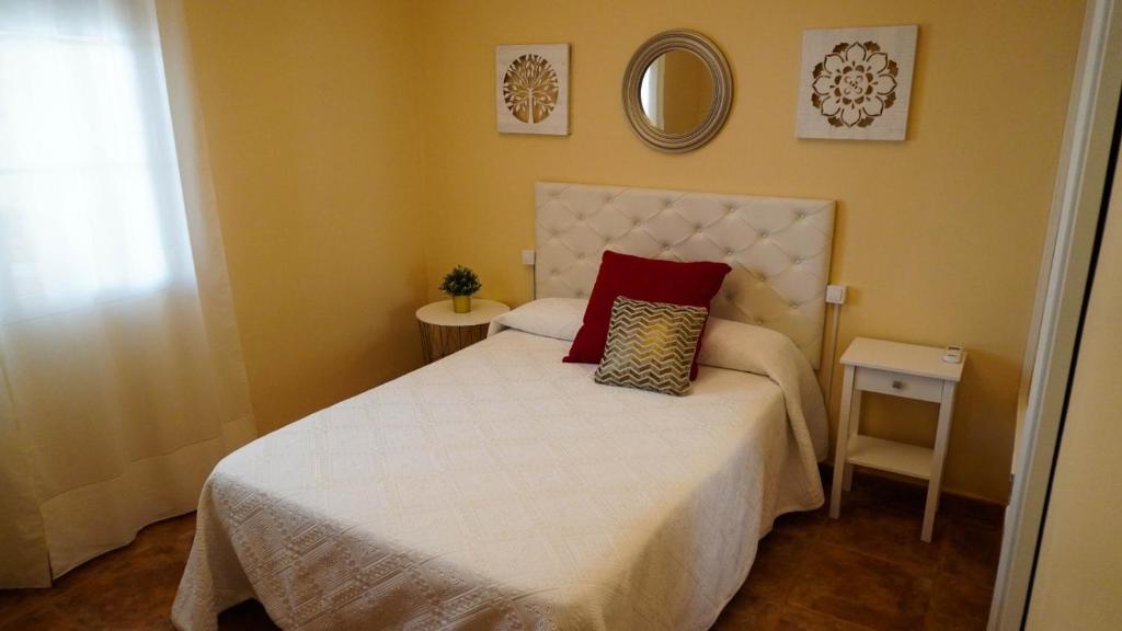 Postel nebo postele na pokoji v ubytování Casa Rural La Toza de Avelino