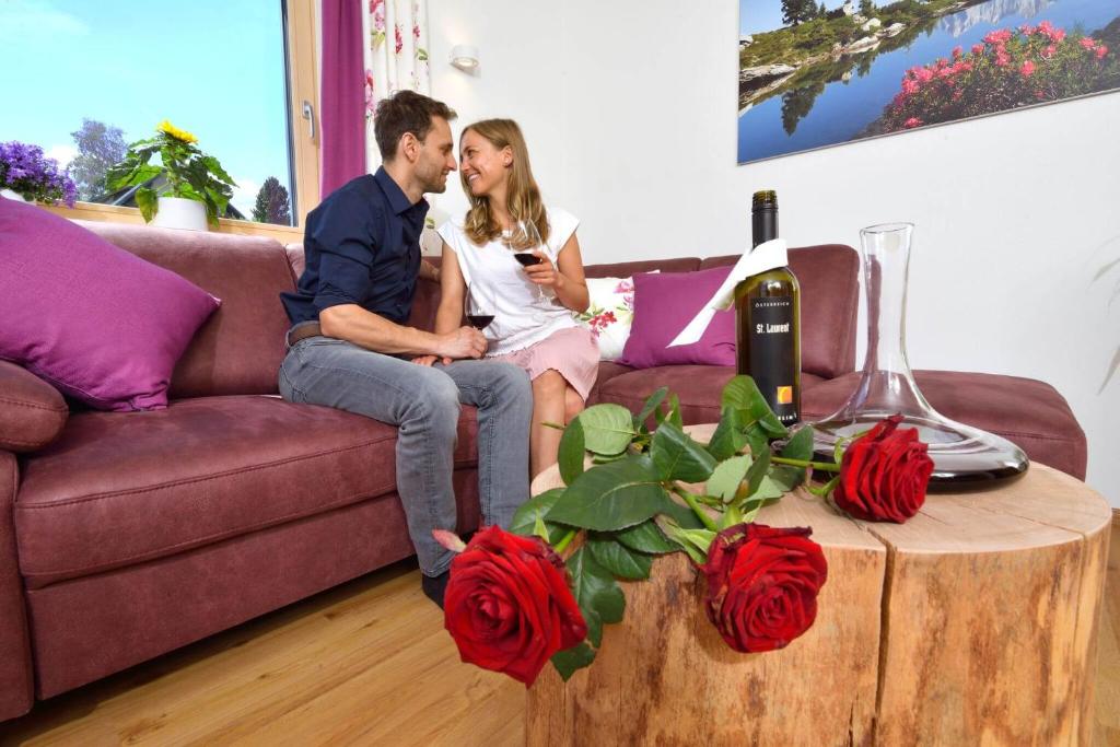 Posezení v ubytování Appartements Kolb