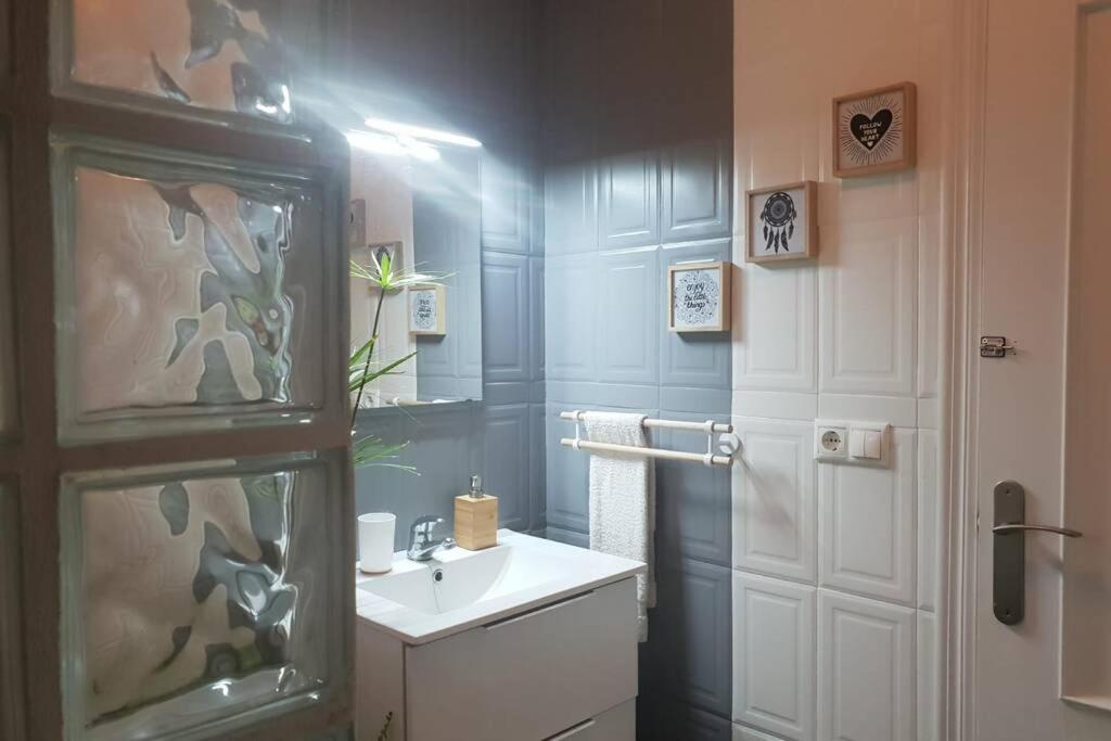 Koupelna v ubytování Bonito y coqueto apartamento