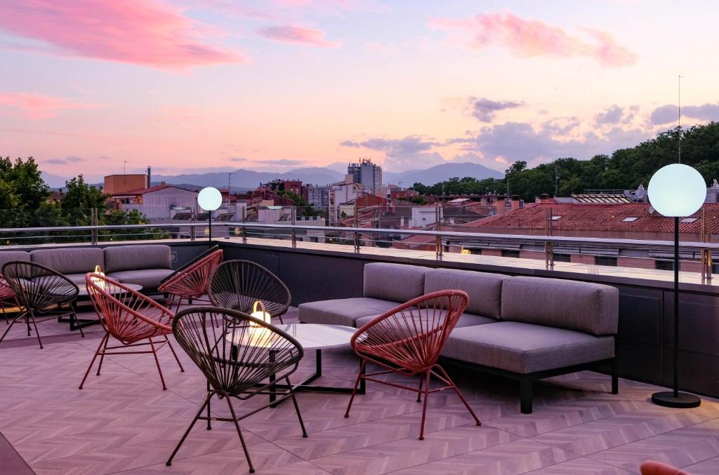 Balkón nebo terasa v ubytování Hotel Ultonia
