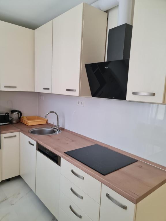 Kuchyňa alebo kuchynka v ubytovaní Kolibri Apartman