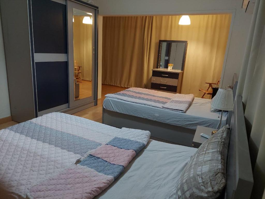 Postel nebo postele na pokoji v ubytování Nasr city villa