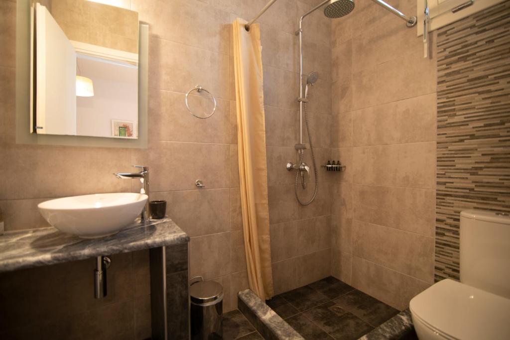 Kúpeľňa v ubytovaní KAMARADO STUDIOS