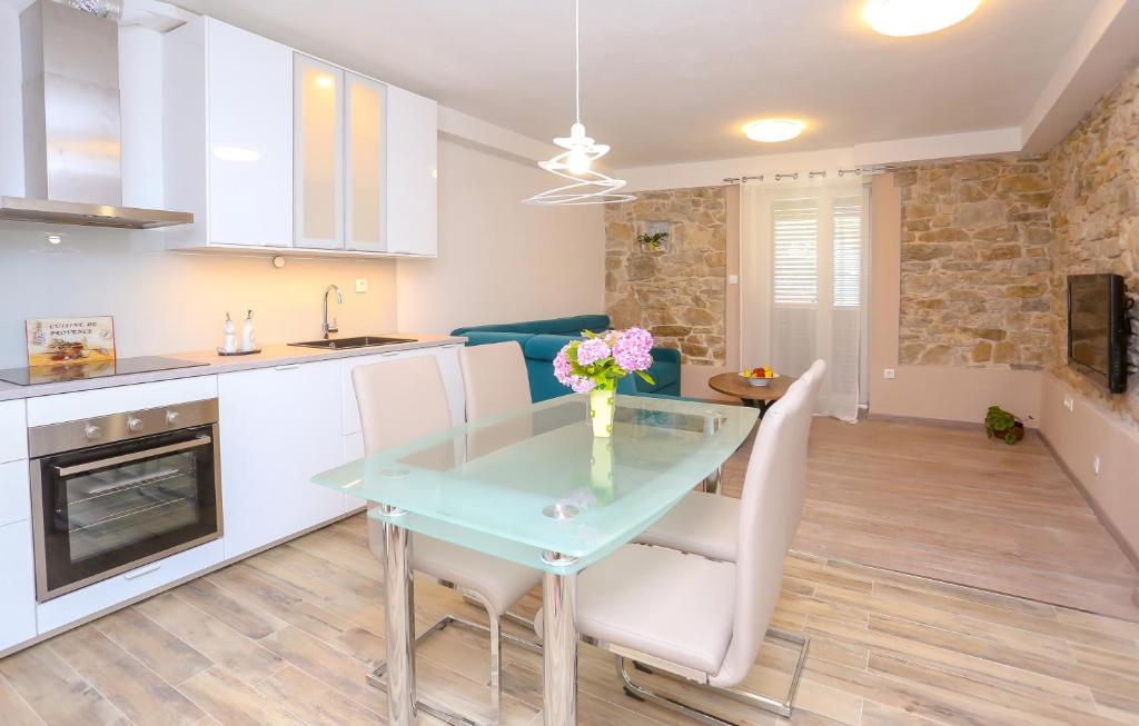 Kuchyňa alebo kuchynka v ubytovaní Apartment Dvor