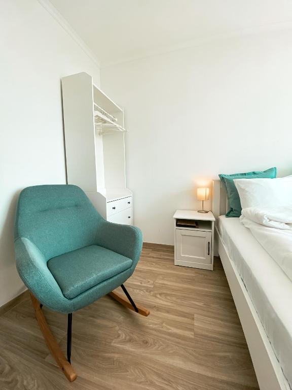 Posteľ alebo postele v izbe v ubytovaní Marine Apartman By BLTN Siófok
