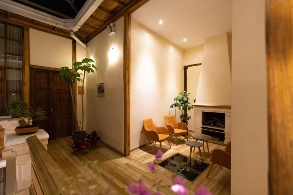 Posezení v ubytování Casa El Edén