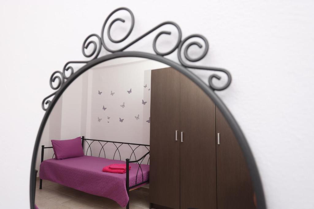 Posteľ alebo postele v izbe v ubytovaní Luxury Villas Polychrono