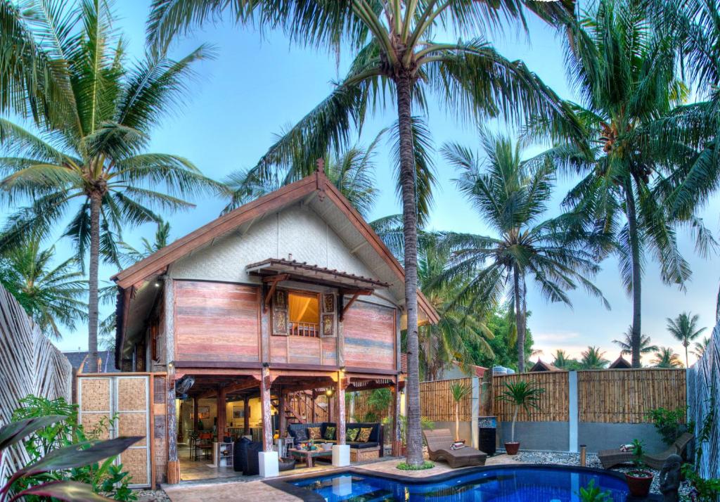Bazén v ubytování Villas SAMALAMA Gili Trawangan nebo v jeho okolí