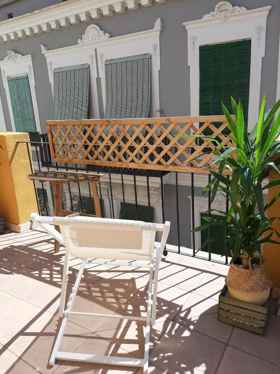 Balkón nebo terasa v ubytování Mercat Suites