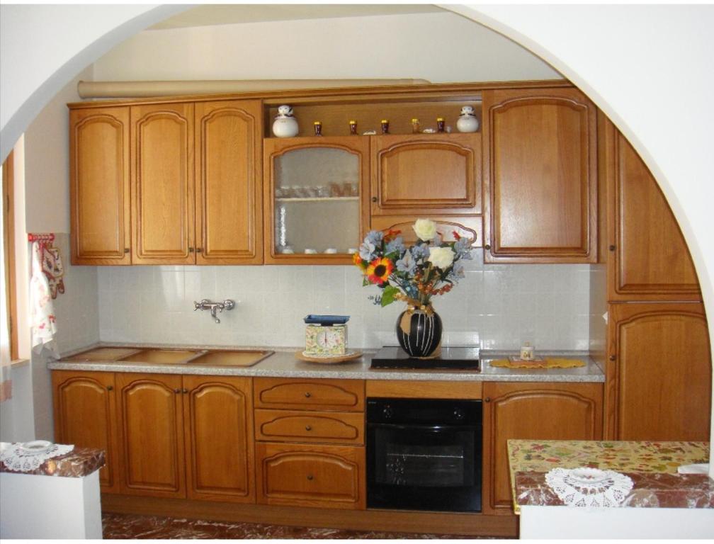 Kuchyň nebo kuchyňský kout v ubytování B&B VILLA GINEVRA
