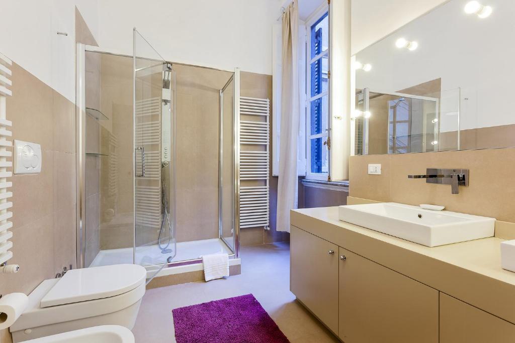 Kúpeľňa v ubytovaní Rome As You Feel - Fontanella Borghese Luxury Apartment