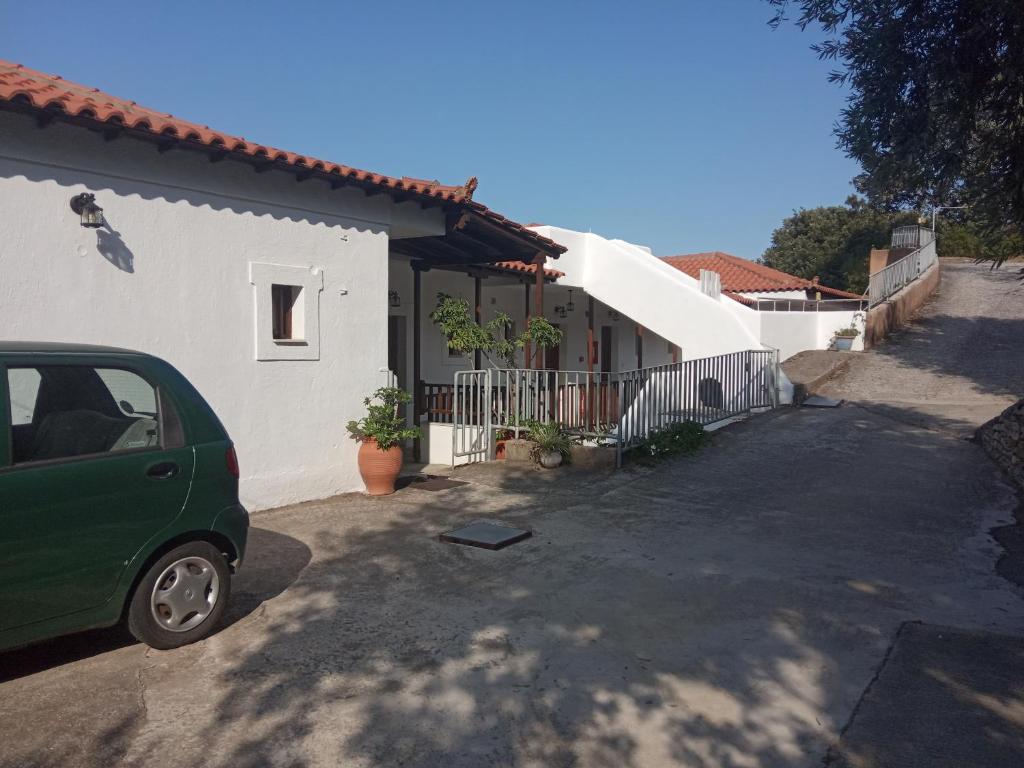 Budova, kde se aparthotel nachází