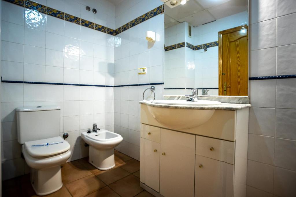Kúpeľňa v ubytovaní Hotel Apartamentos Mojácar Beach