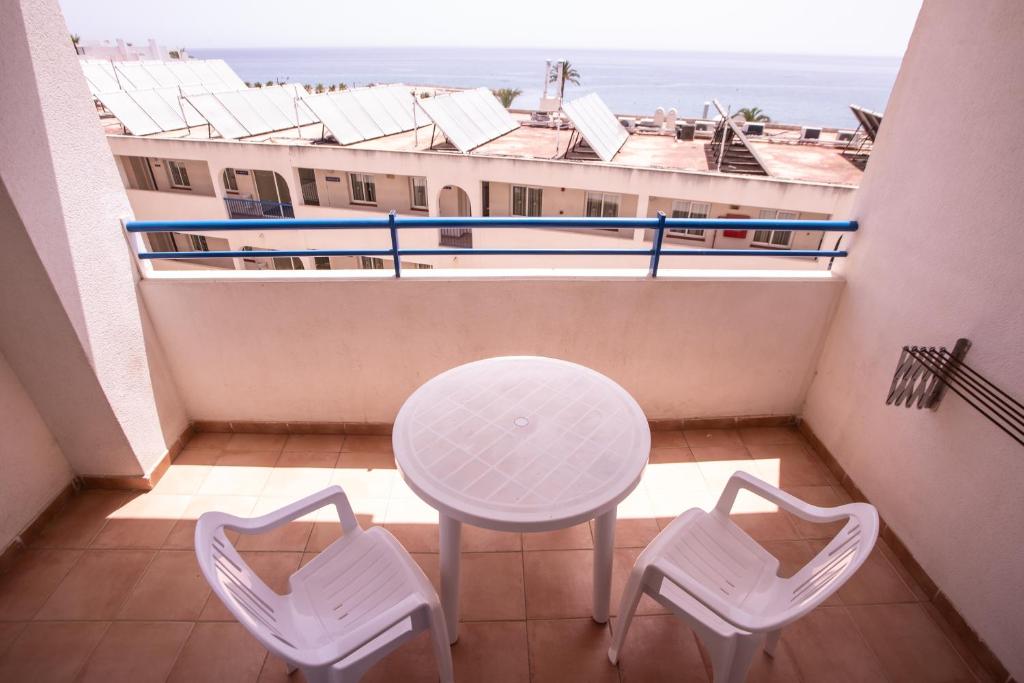 Balkón alebo terasa v ubytovaní Hotel Apartamentos Mojácar Beach
