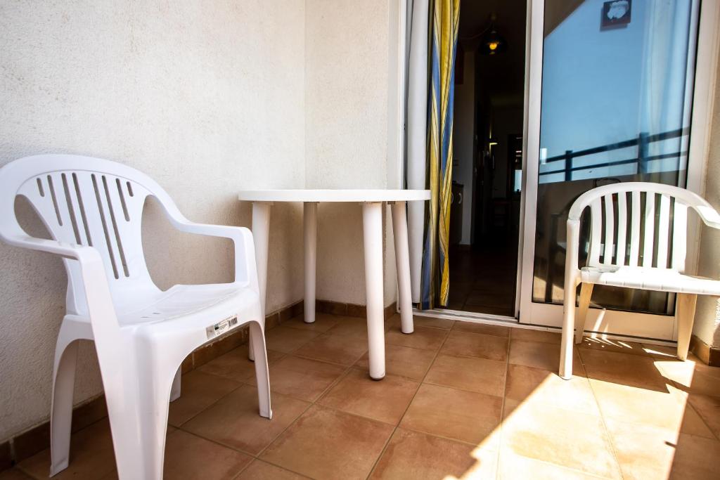 Balkón alebo terasa v ubytovaní Hotel Apartamentos Mojácar Beach