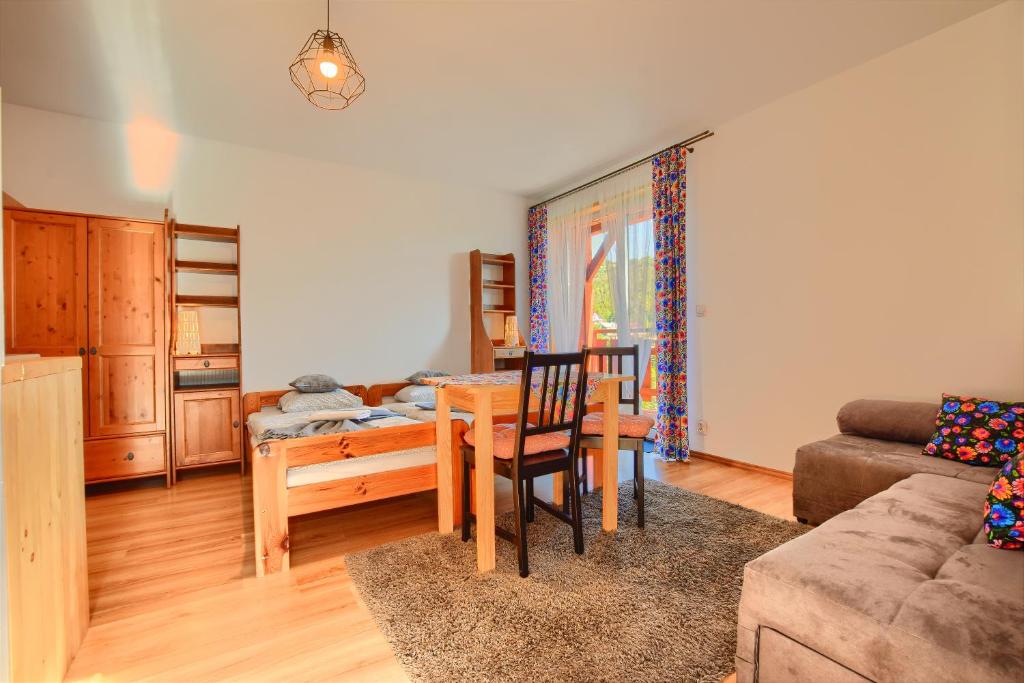 Posezení v ubytování Apartamenty Soszów