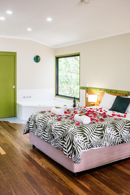 Letto o letti in una camera di Getaways at Byfield