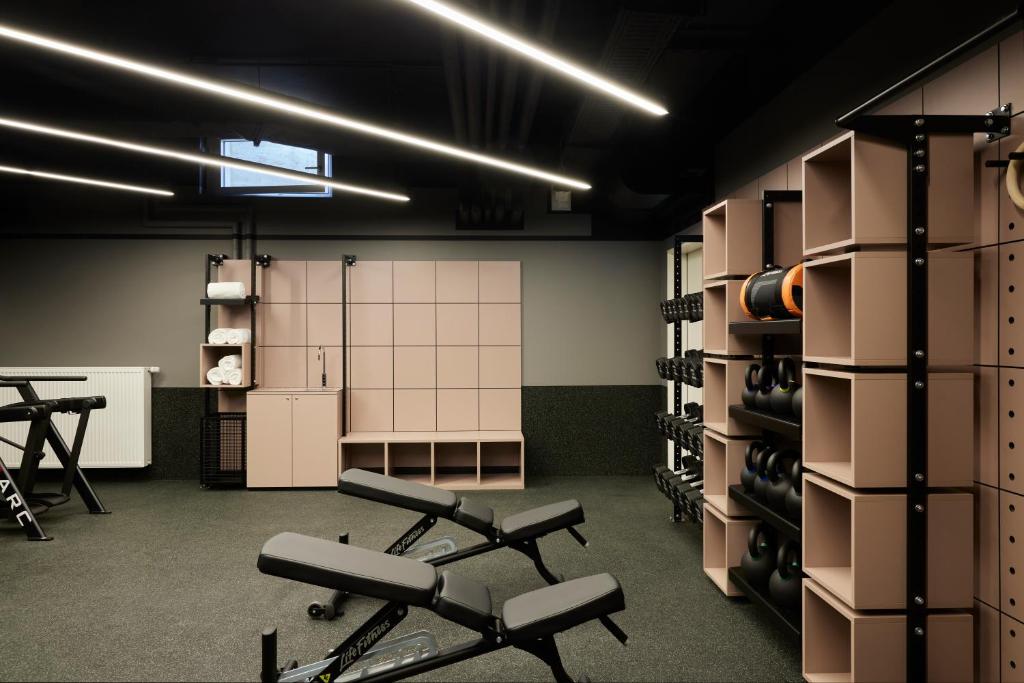 Fitness centrum a/nebo fitness zařízení v ubytování Schwan Locke