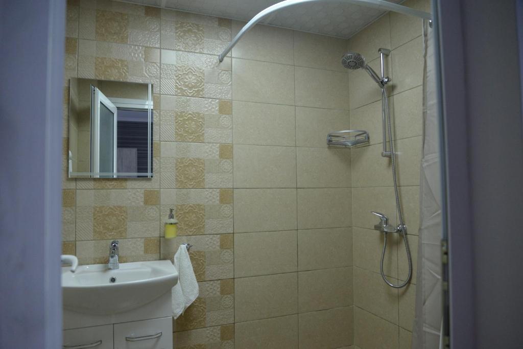 Koupelna v ubytování Guest House ERIDA
