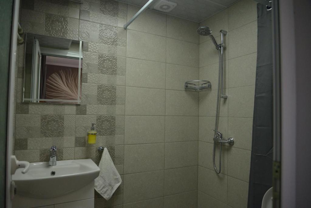 Koupelna v ubytování Guest House ERIDA