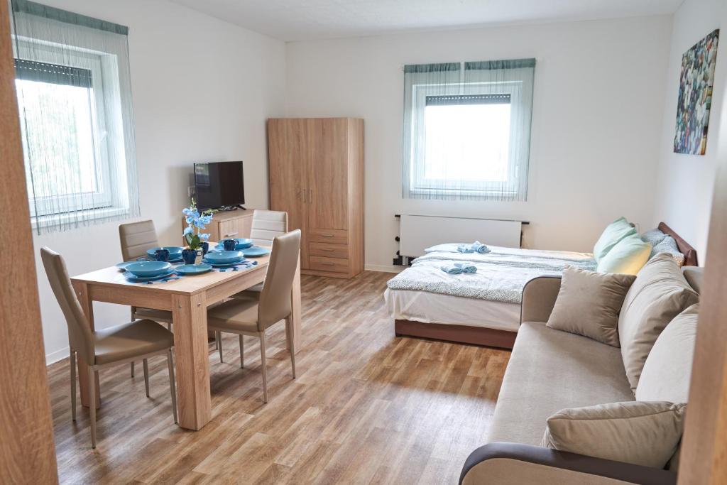 Posezení v ubytování Thermal Apartman - FSZ