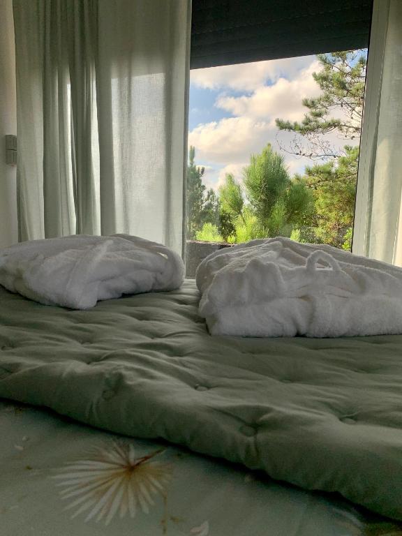 Postel nebo postele na pokoji v ubytování PicoTerrace