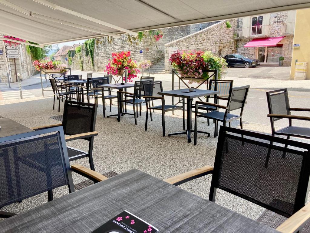 Restaurace v ubytování Le Sakura
