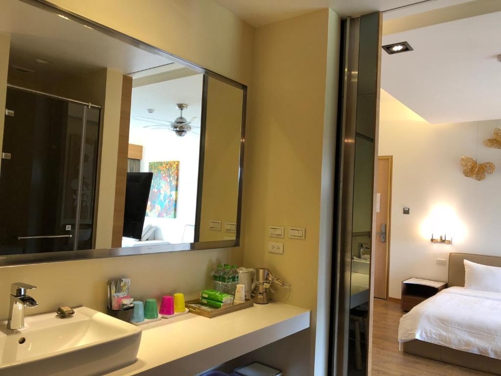 Postel nebo postele na pokoji v ubytování Aqua Star Villa Homestay